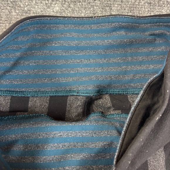LULULEMON Women’s Wunder Under Crop Leggings Black Heathered Stripe size: 4 - Picture 5 of 9